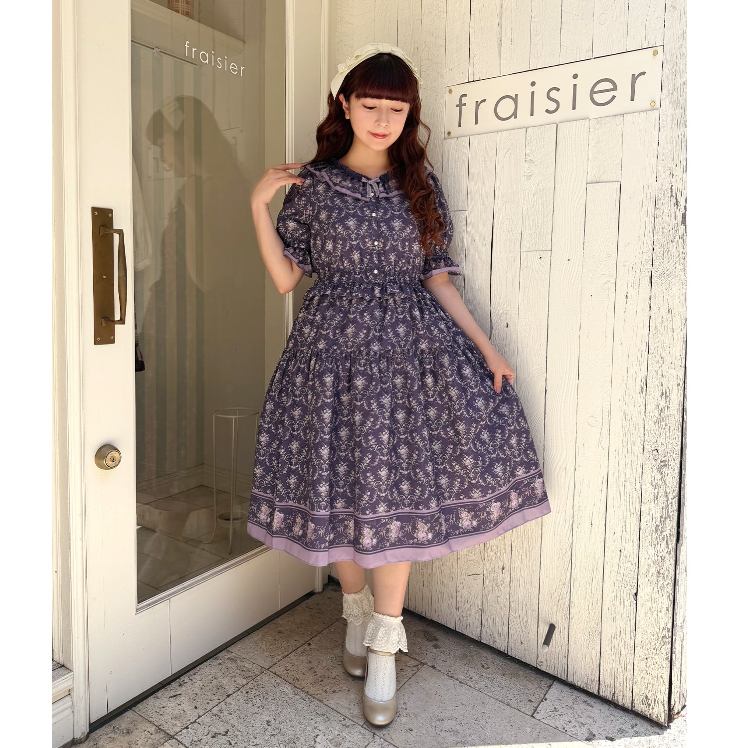 メロディバスケット Purple roseワンピース-Melody BasKet(メロディバスケット) – fraisier