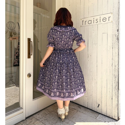 Purple rose dress