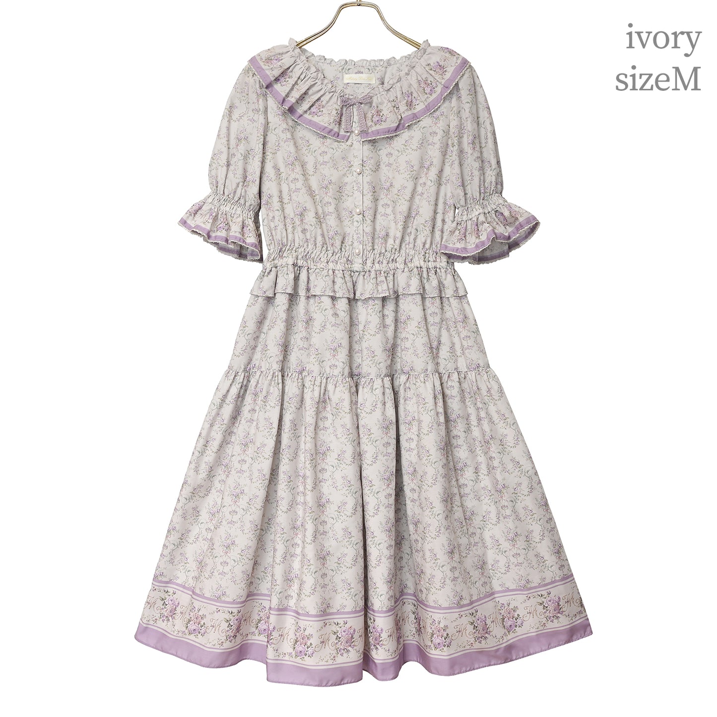 Purple rose dress
