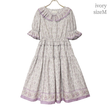 Purple rose dress