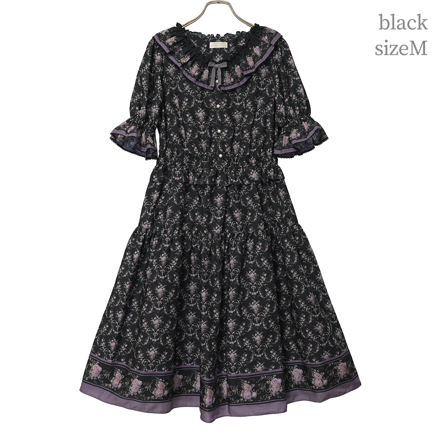 Purple rose dress