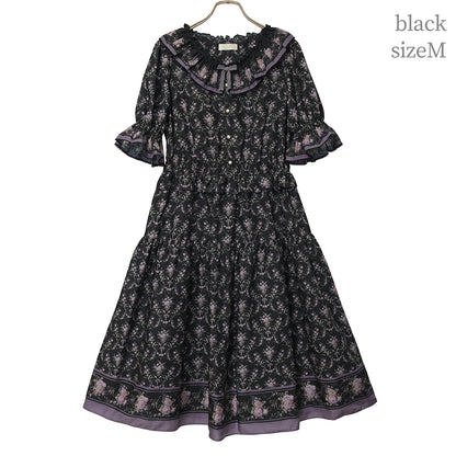 Purple rose dress