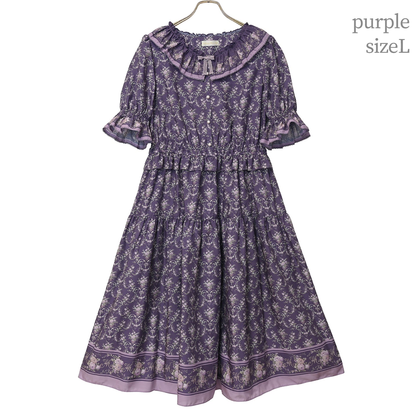 Purple rose dress