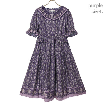 Purple rose dress