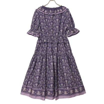 Purple rose dress