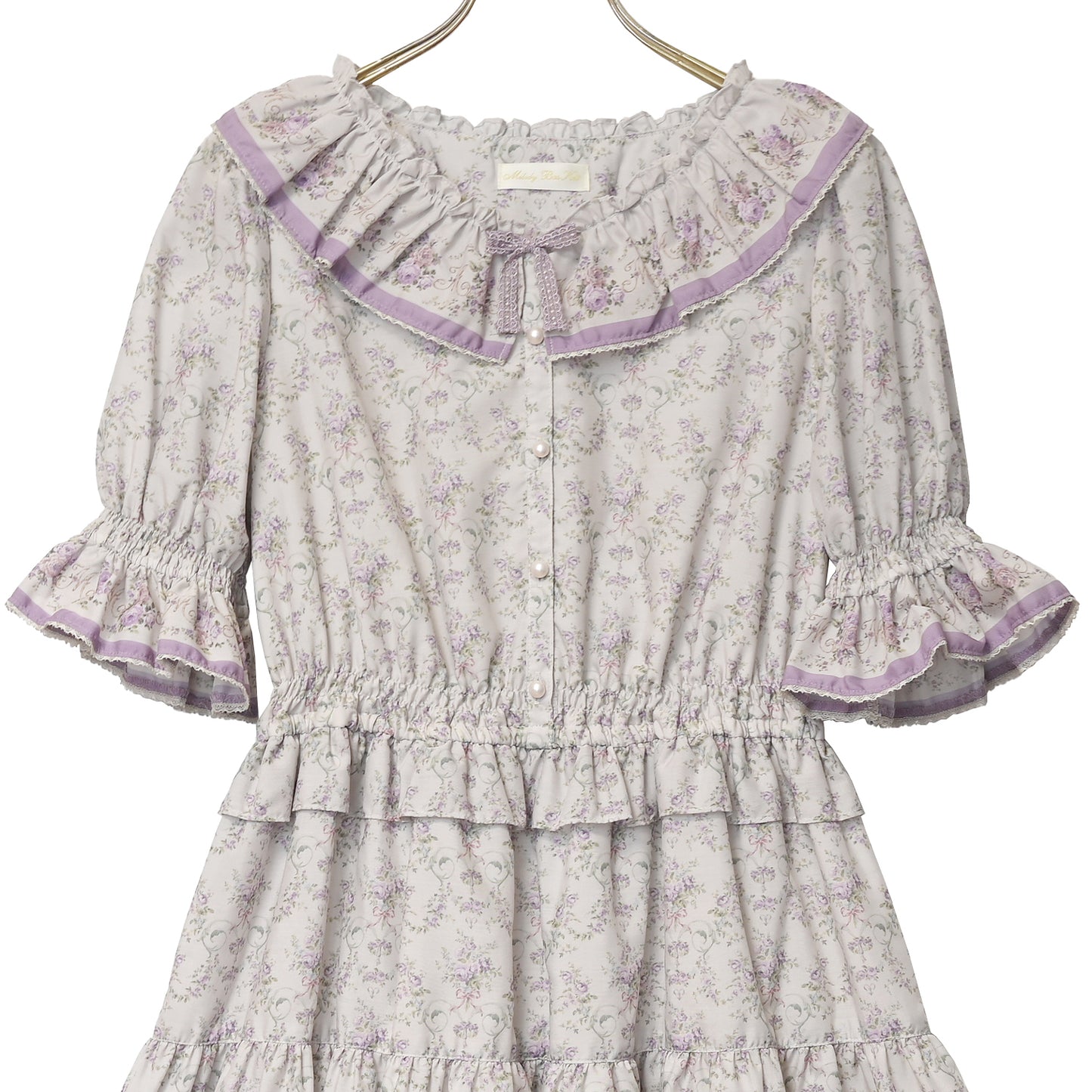 Purple rose dress