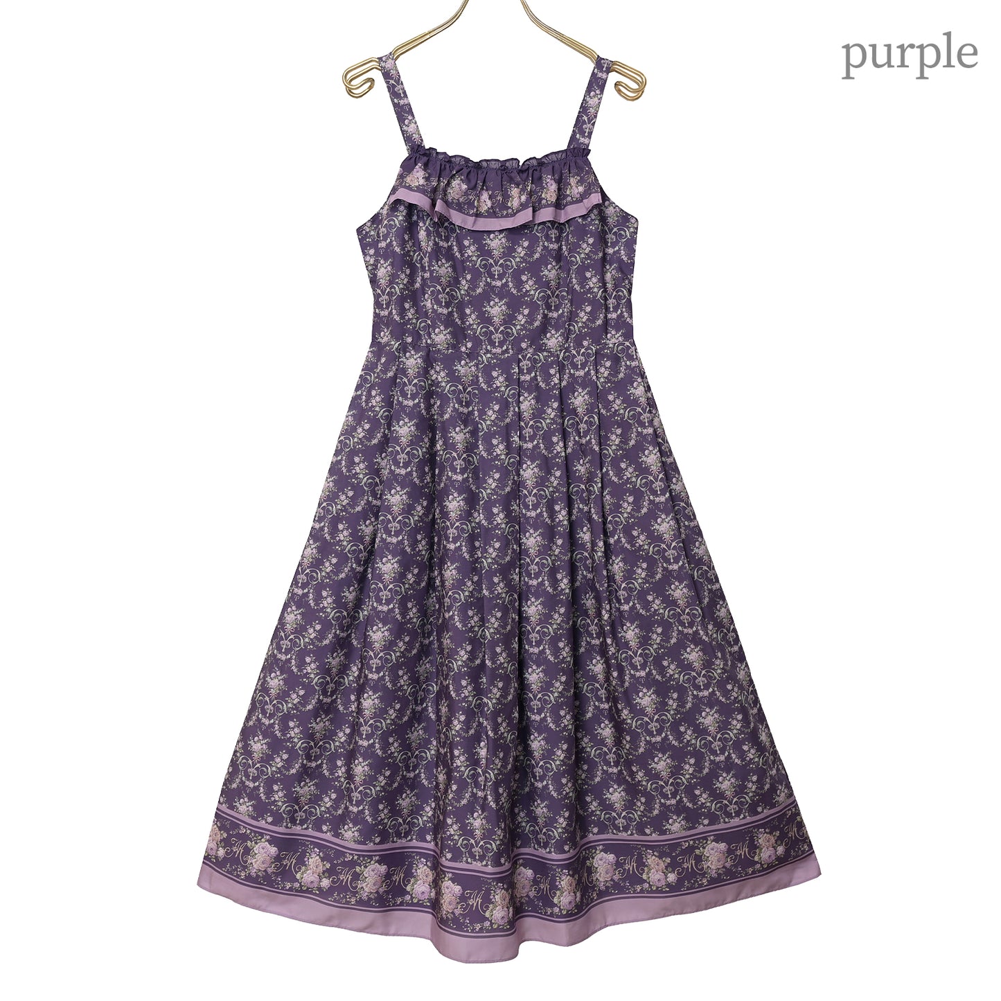 Purple roseジャンパースカート