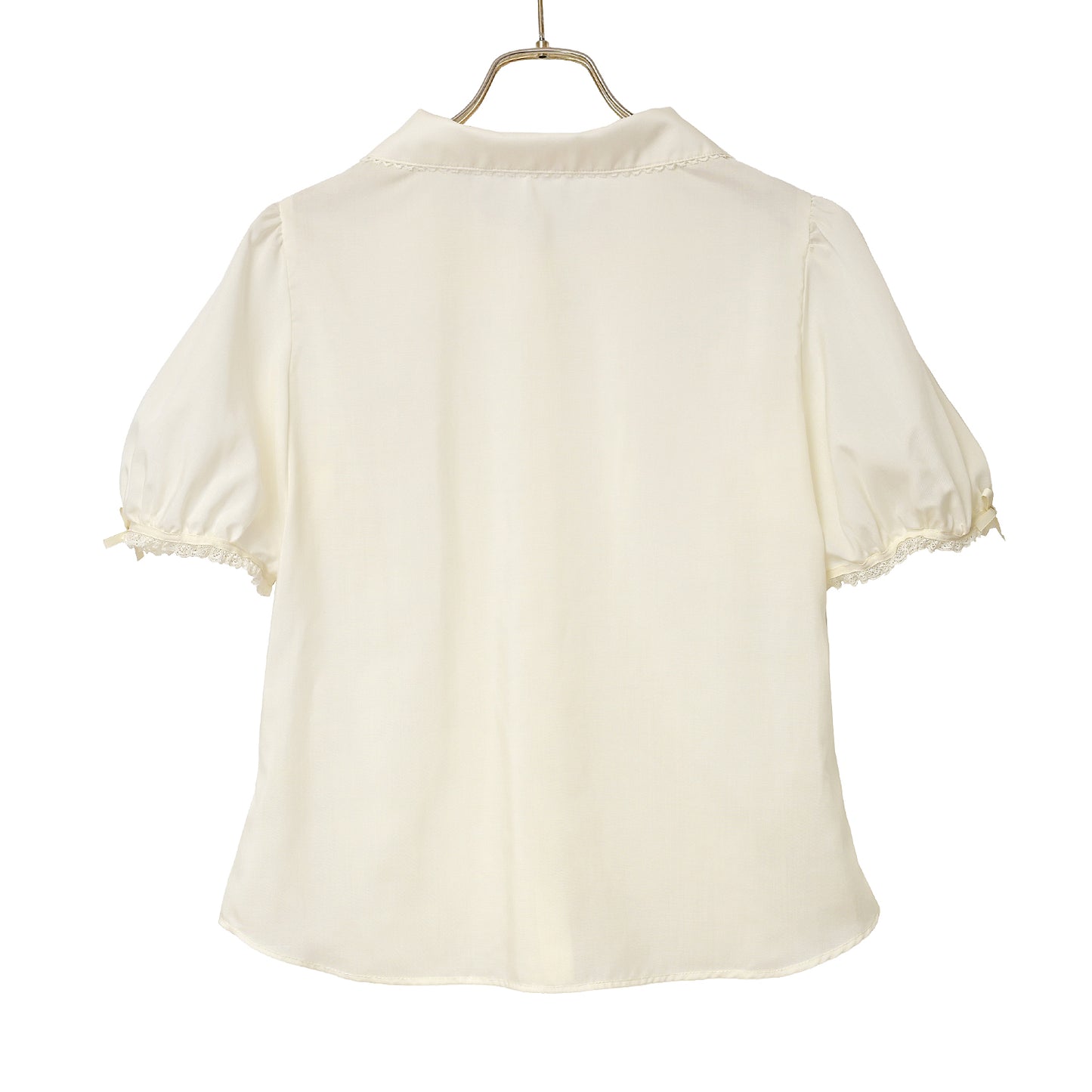 ラウンドカラーピンタックブラウス