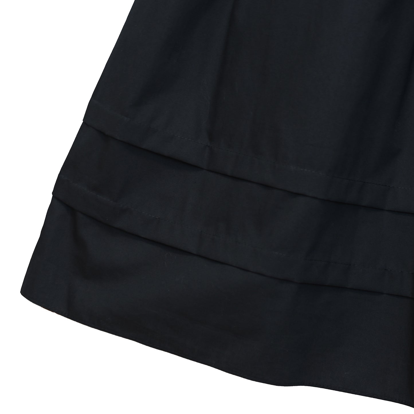 Lace collar voluminous sleeve dress
