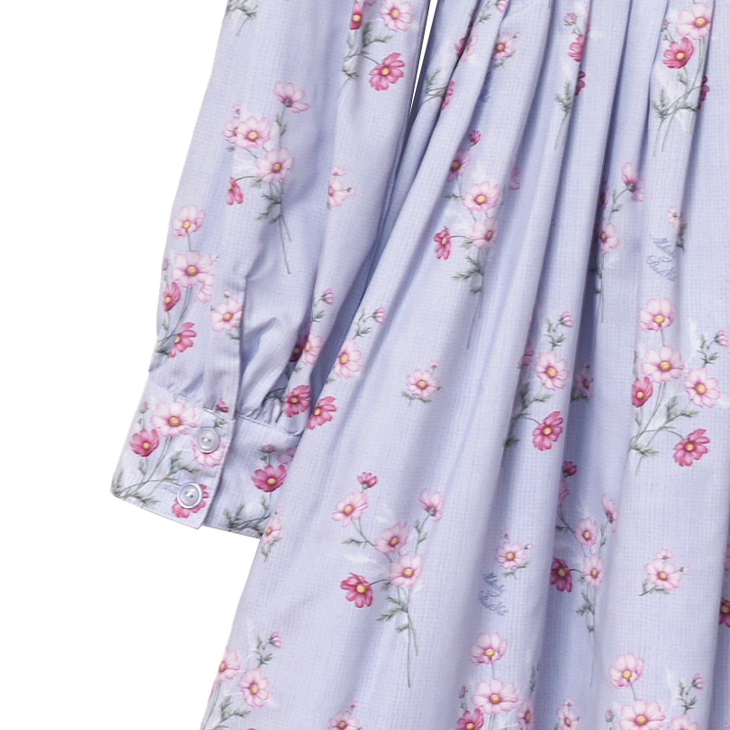 Natural cosmos Scalloped sailor collar dress