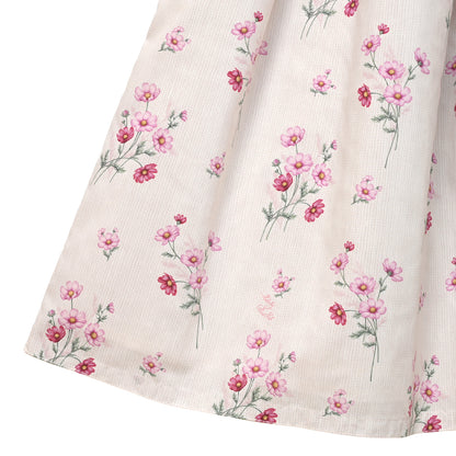Natural cosmos Scalloped sailor collar dress