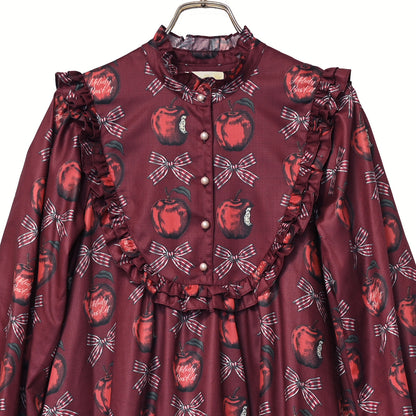 Apple and Ribbon A-line dress