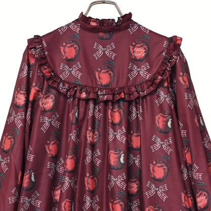 Apple and Ribbon A-line dress