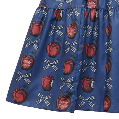 Apple and Ribbon A-line dress