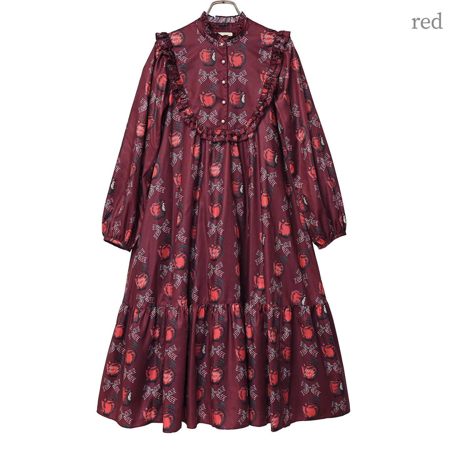 Apple and Ribbon A-line dress