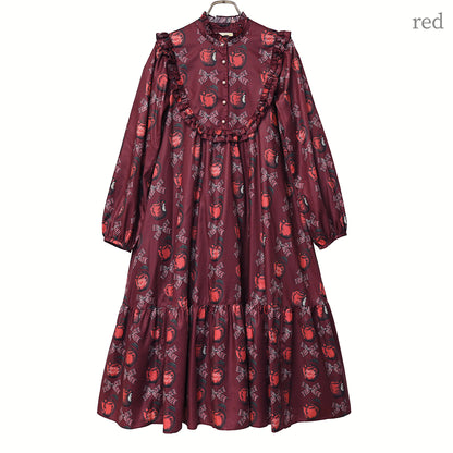 Apple and Ribbon A-line dress