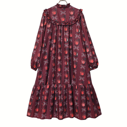 Apple and Ribbon A-line dress
