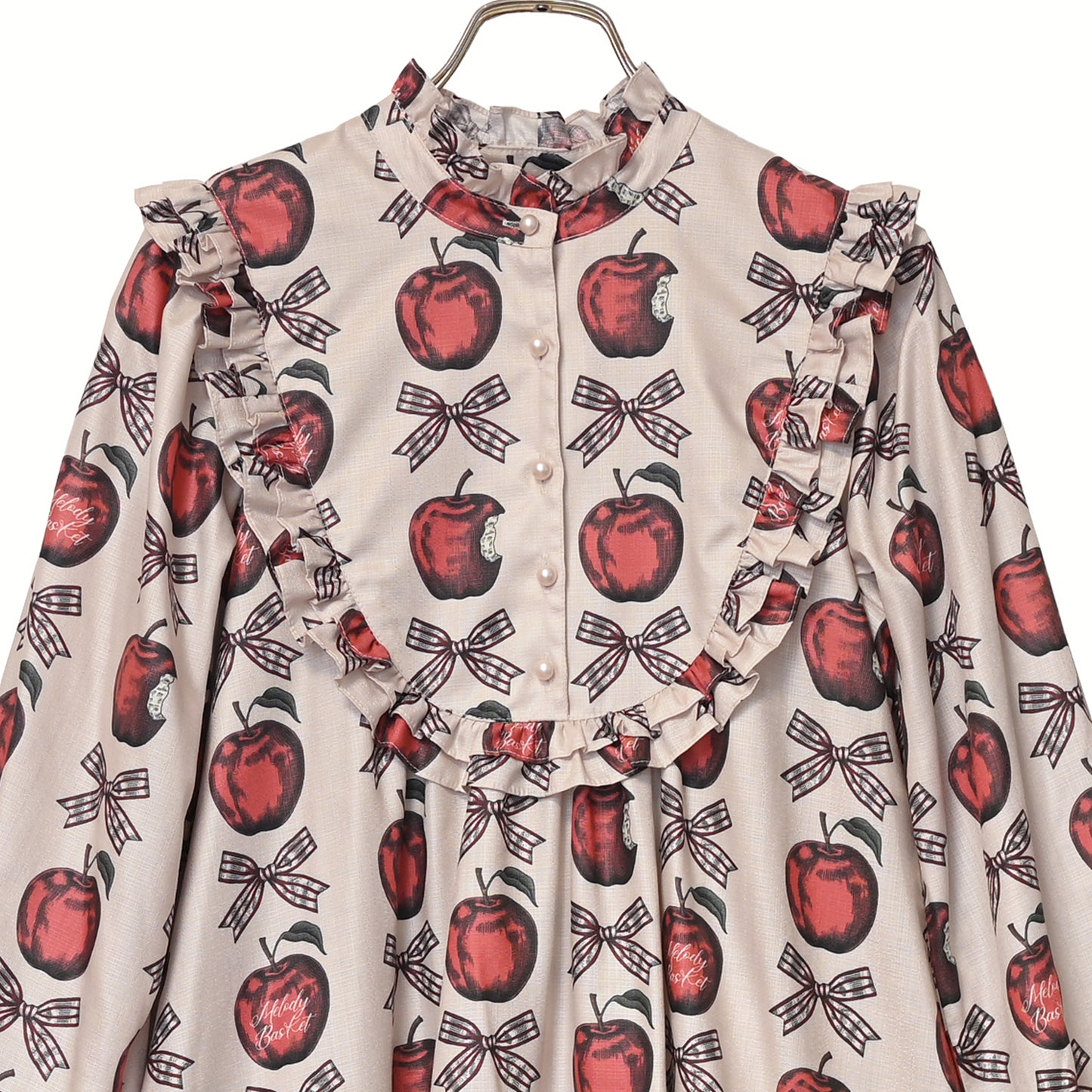Apple and Ribbon A-line dress
