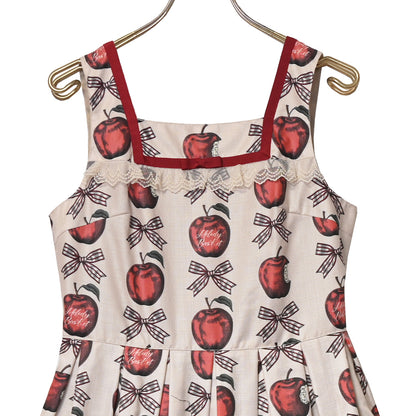 Apple and Ribbonジャンパースカート