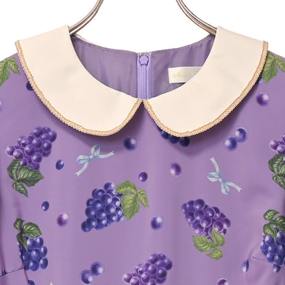 Grape scarfワンピース