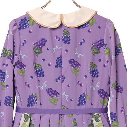 Grape scarfワンピース