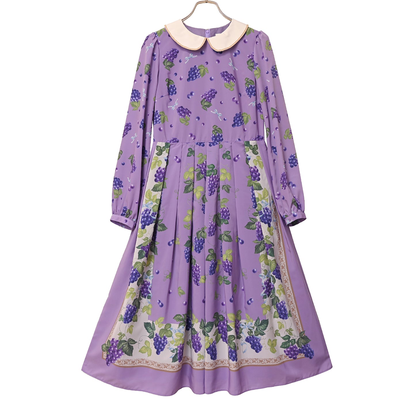 Grape scarfワンピース