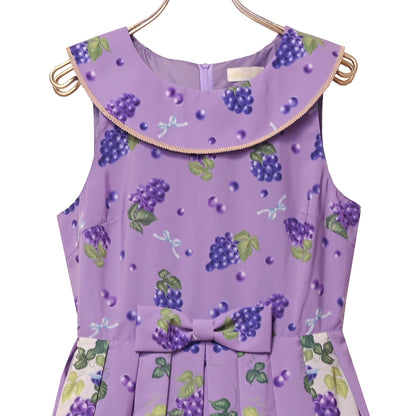 Grape scarf jumper dress