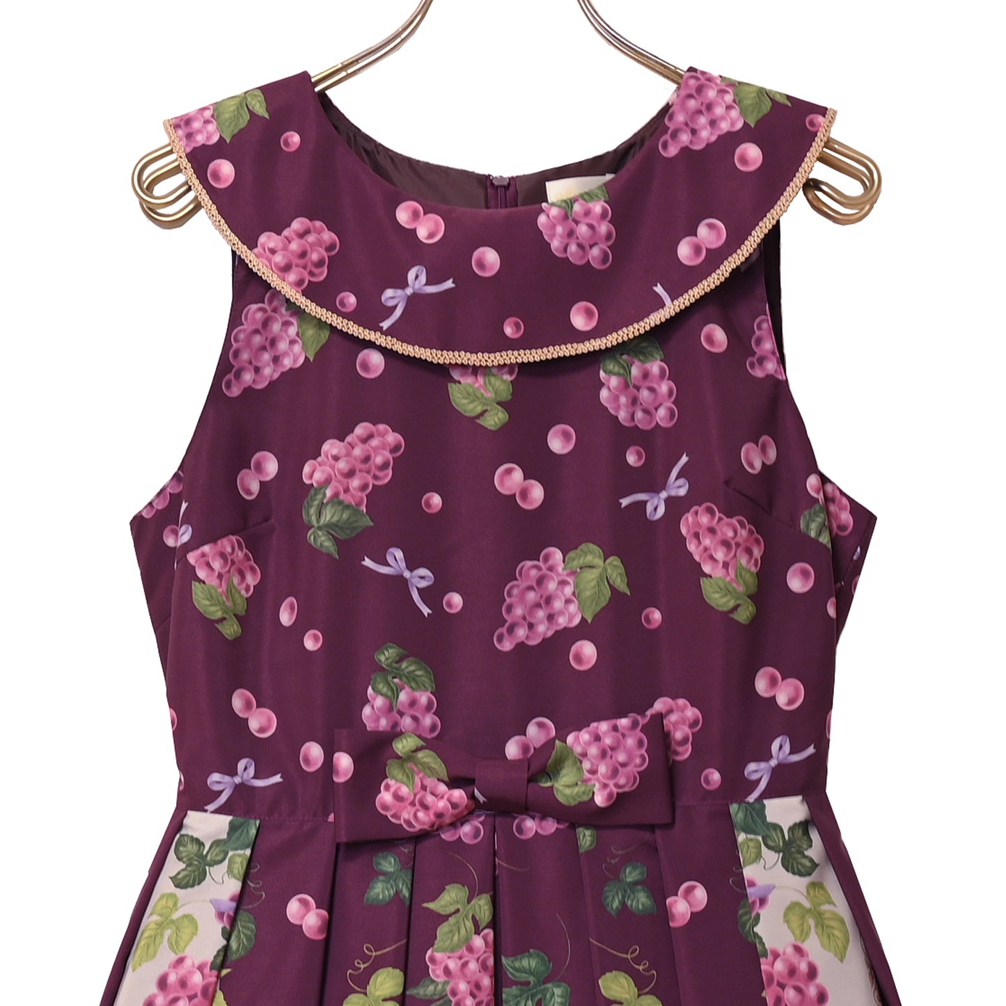 Grape scarf jumper dress