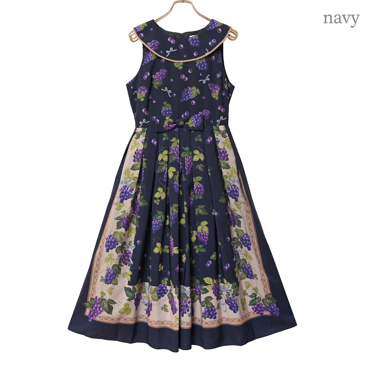 Grape scarf jumper dress