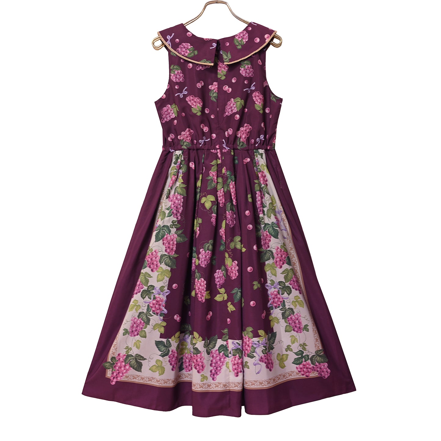 Grape scarf jumper dress