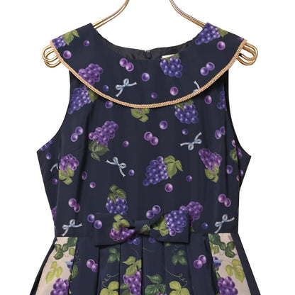 Grape scarf jumper dress