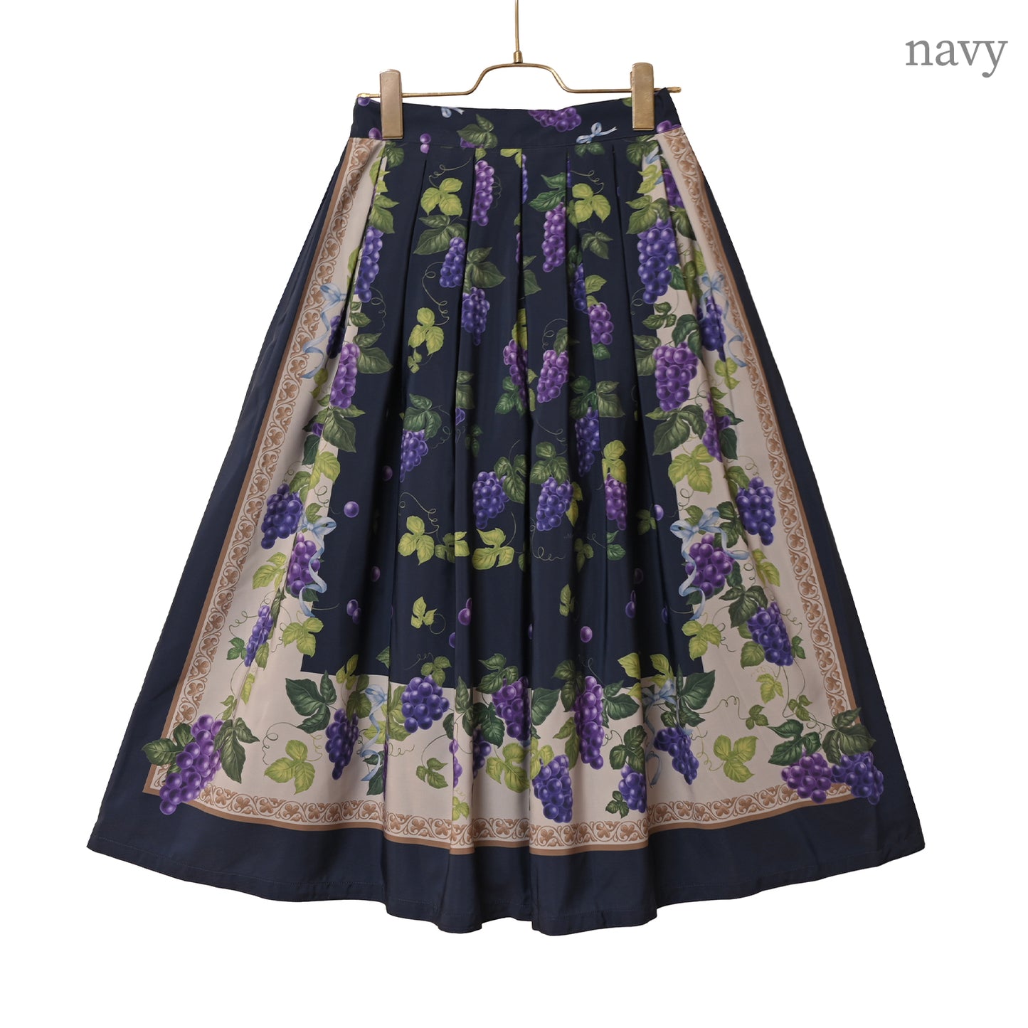 Grape scarf skirt