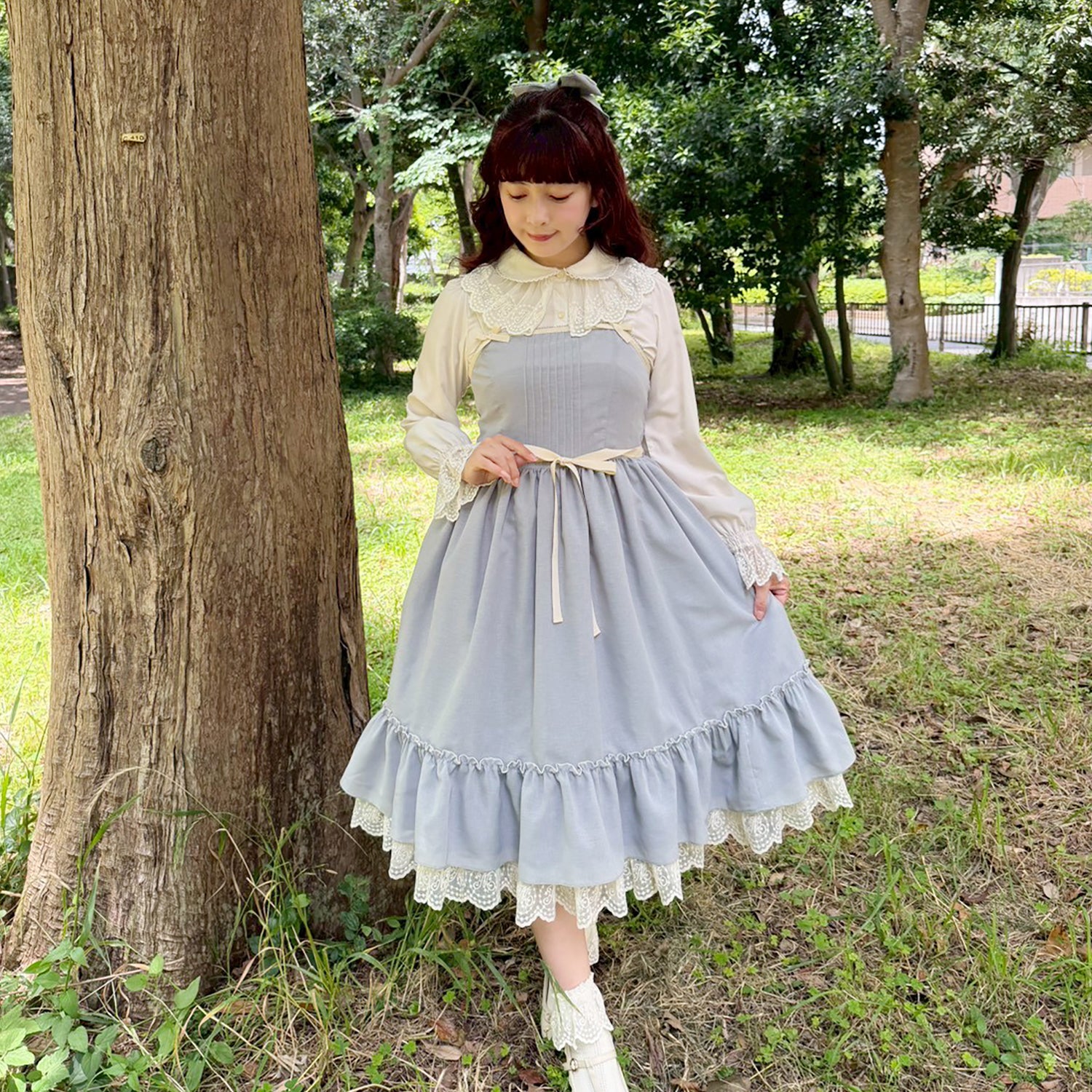 2026 Summerジャンパースカートset produced by Misako Aoki-Melody