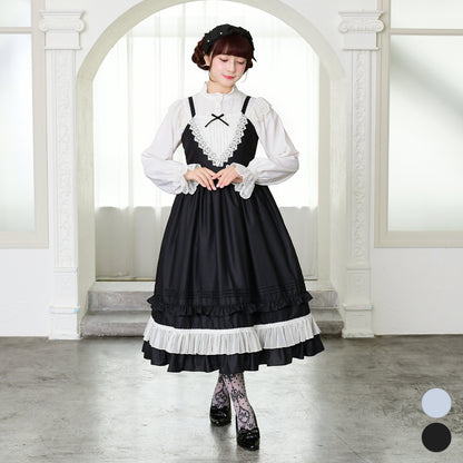Flower Heart lace  jumper dress