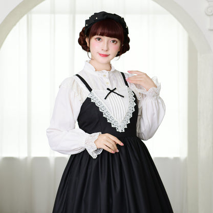 Flower Heart lace  jumper dress