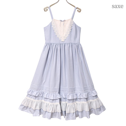 Flower Heart lace  jumper dress