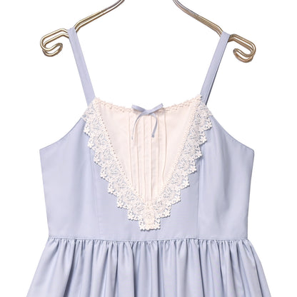 Flower Heart lace  jumper dress