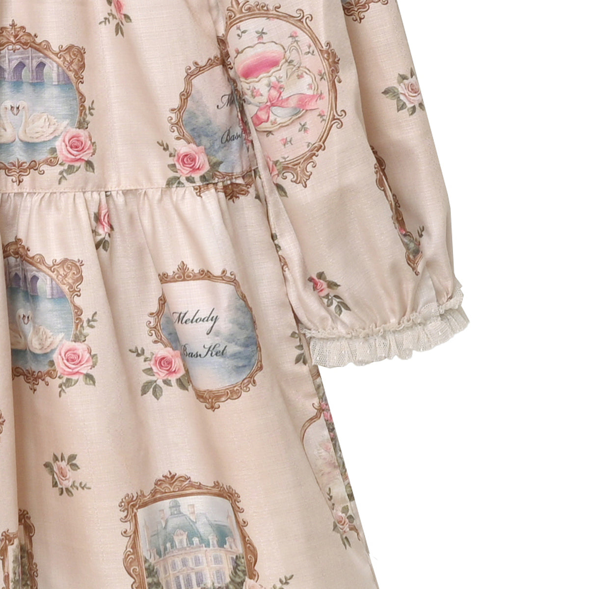 Cat in frame tulle collar dress