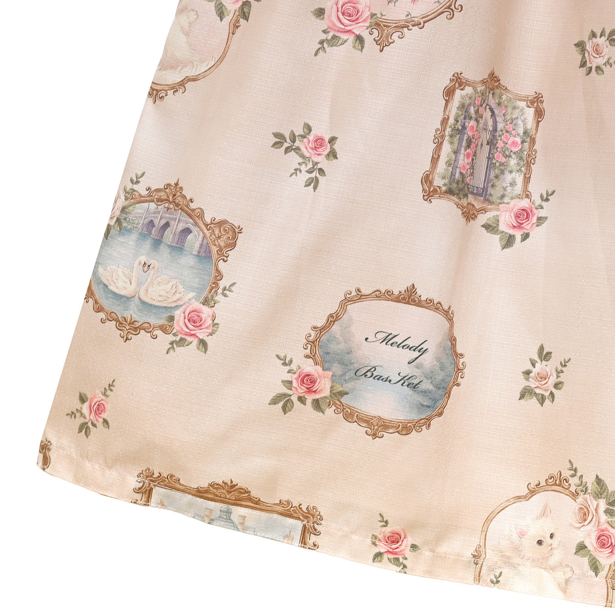 Cat in frame tulle collar dress