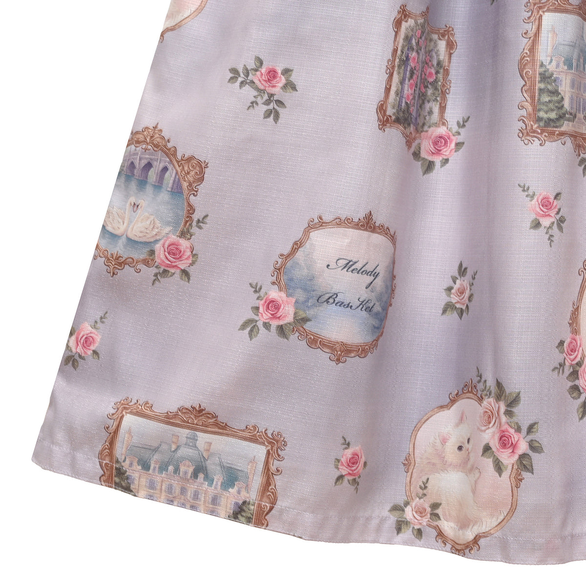 Cat in frame tulle collar dress