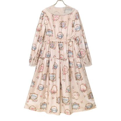 Cat in frame tulle collar dress