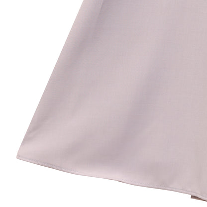 Long-sleeve flared dress