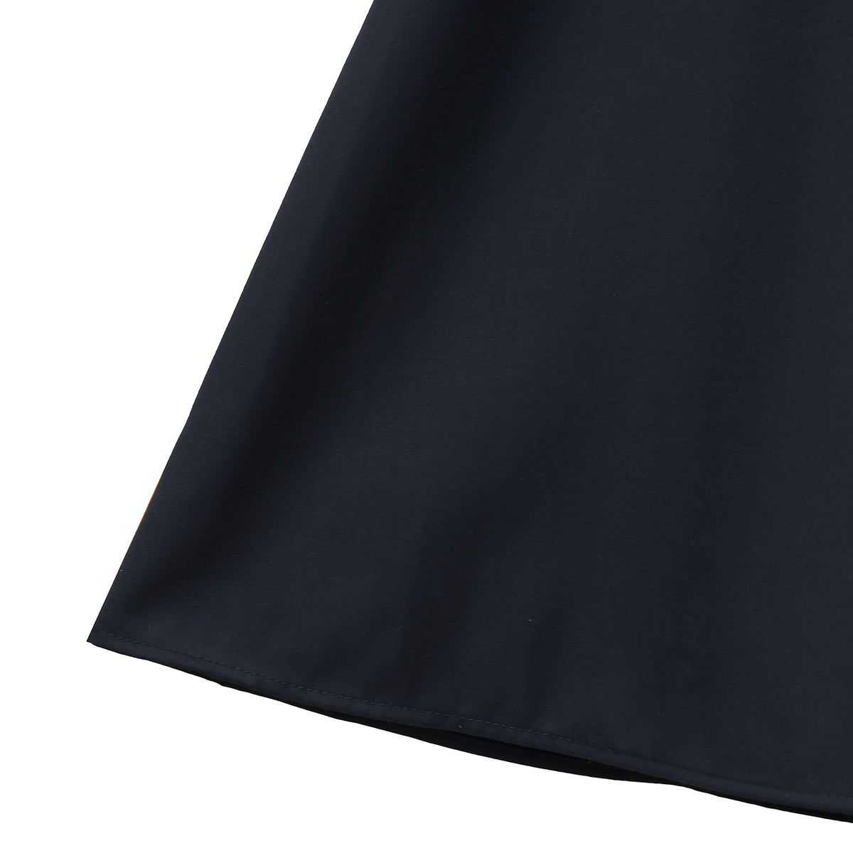 Long-sleeve flared dress
