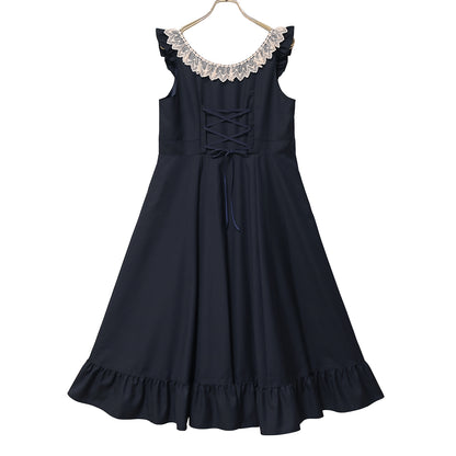 Sleeveless flared dress