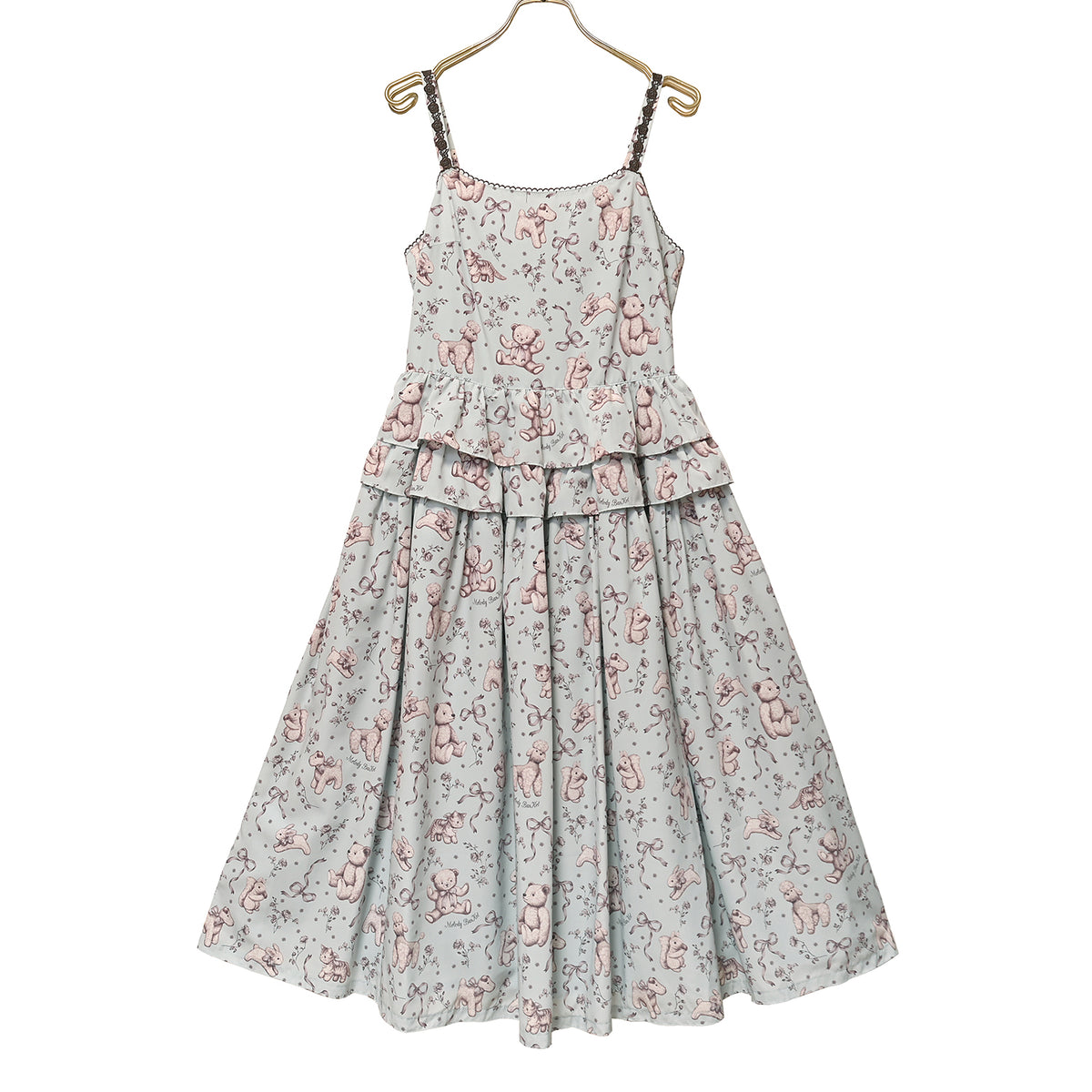 Antique stuffed animals jumper dress