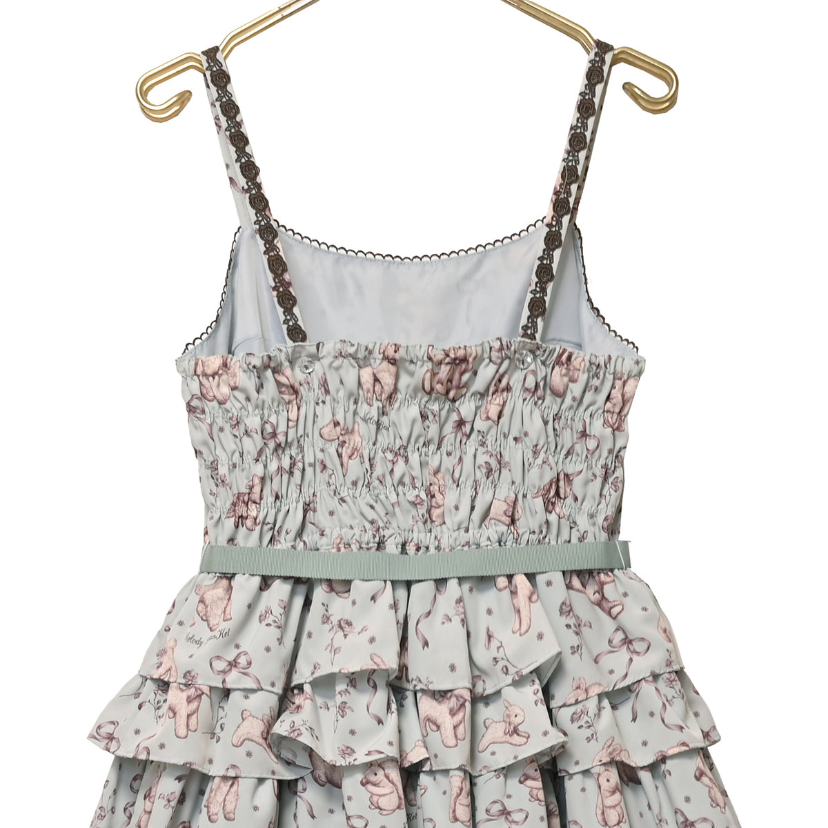Antique stuffed animals jumper dress