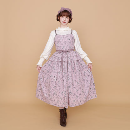 Antique stuffed animals jumper dress