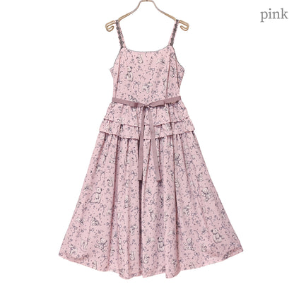 Antique stuffed animals jumper dress