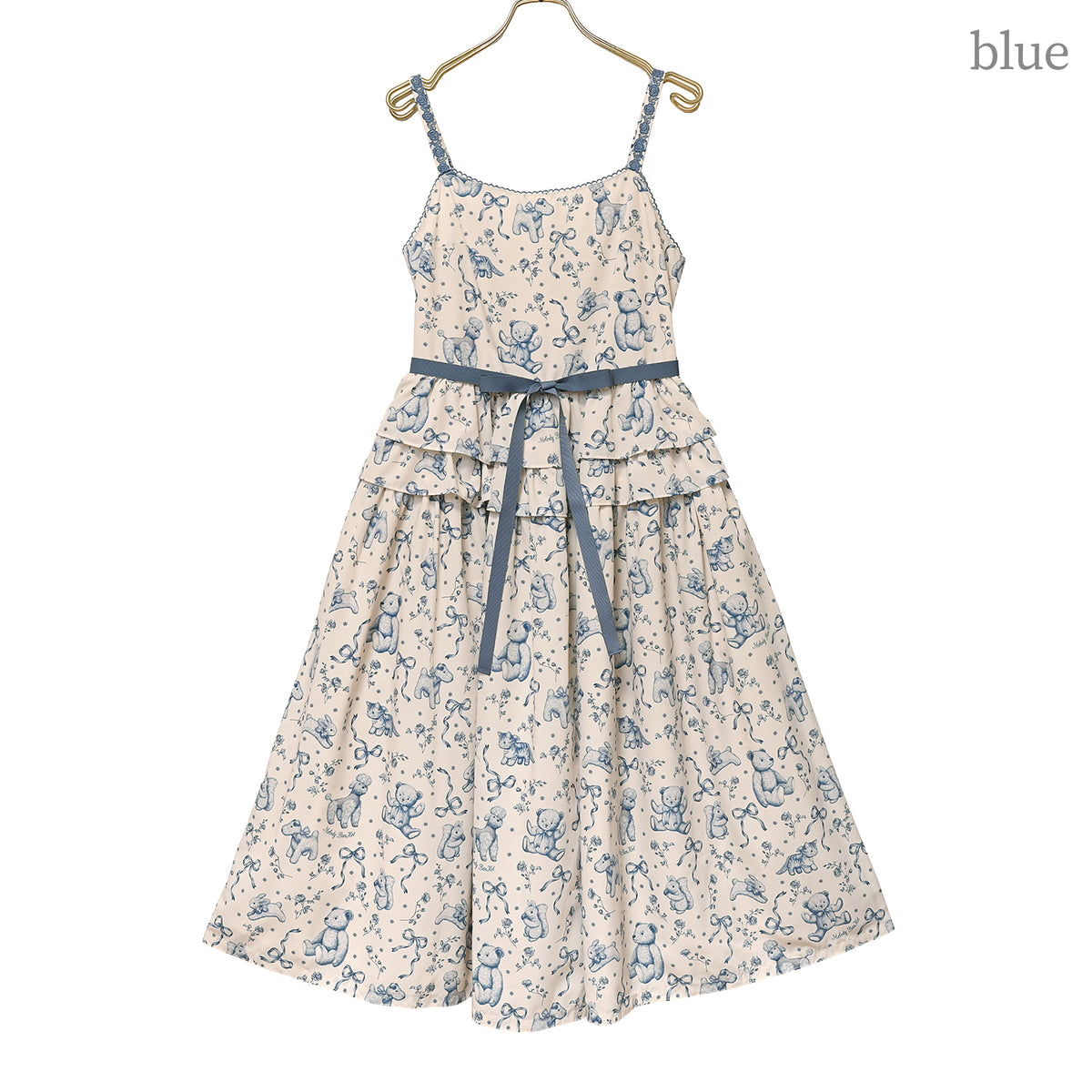 Antique stuffed animals jumper dress