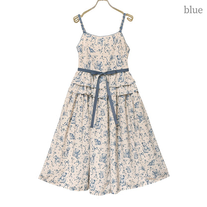 Antique stuffed animals jumper dress